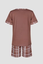 Boys Checked Shorts & T-Shirt Set (6yrs-11yrs)