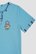 Boys Checked Shorts & T-Shirt Set (6yrs-11yrs)