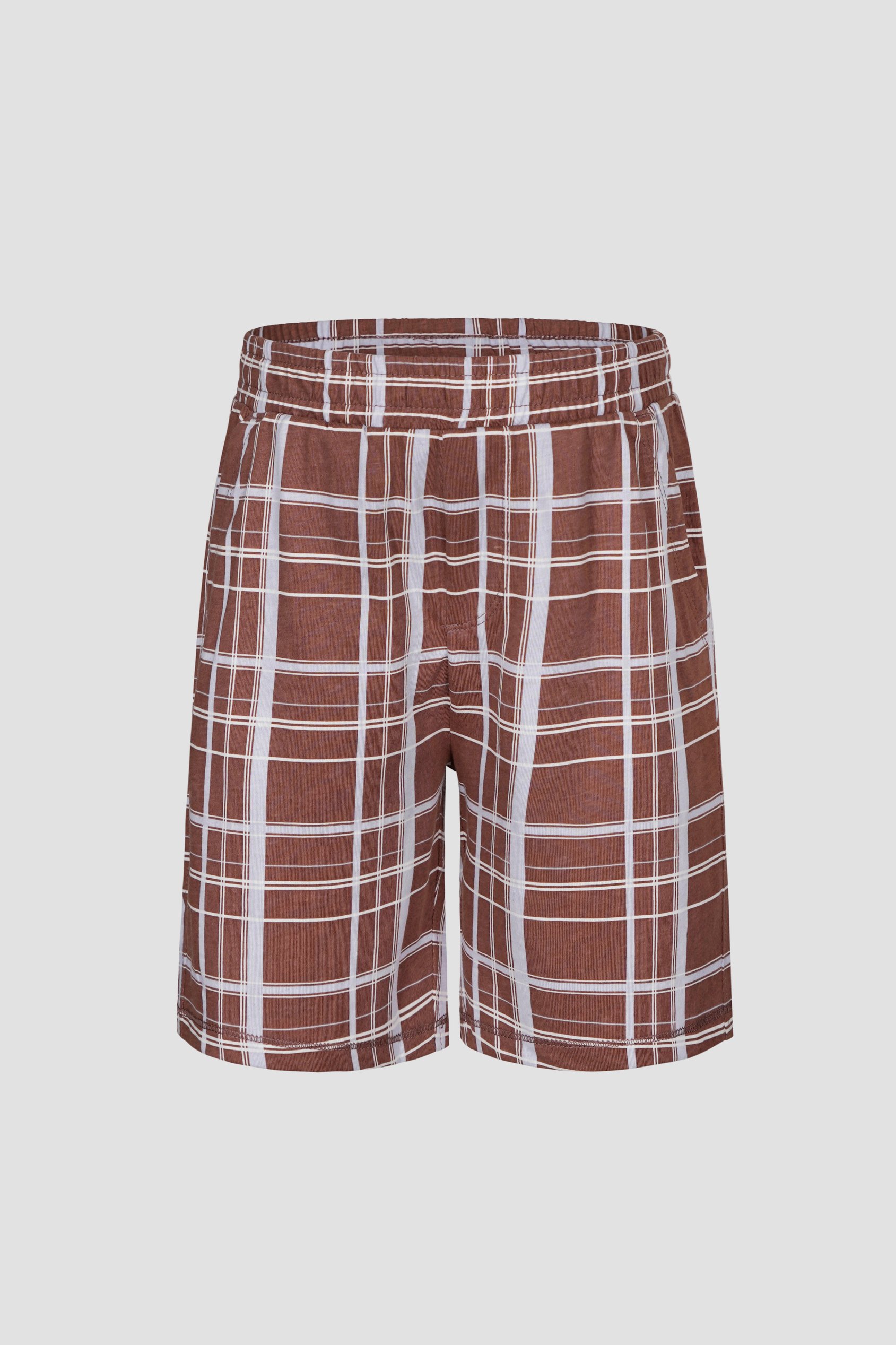 Boys Checked Shorts & T-Shirt Set (6yrs-11yrs)