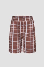 Boys Checked Shorts & T-Shirt Set (6yrs-11yrs)