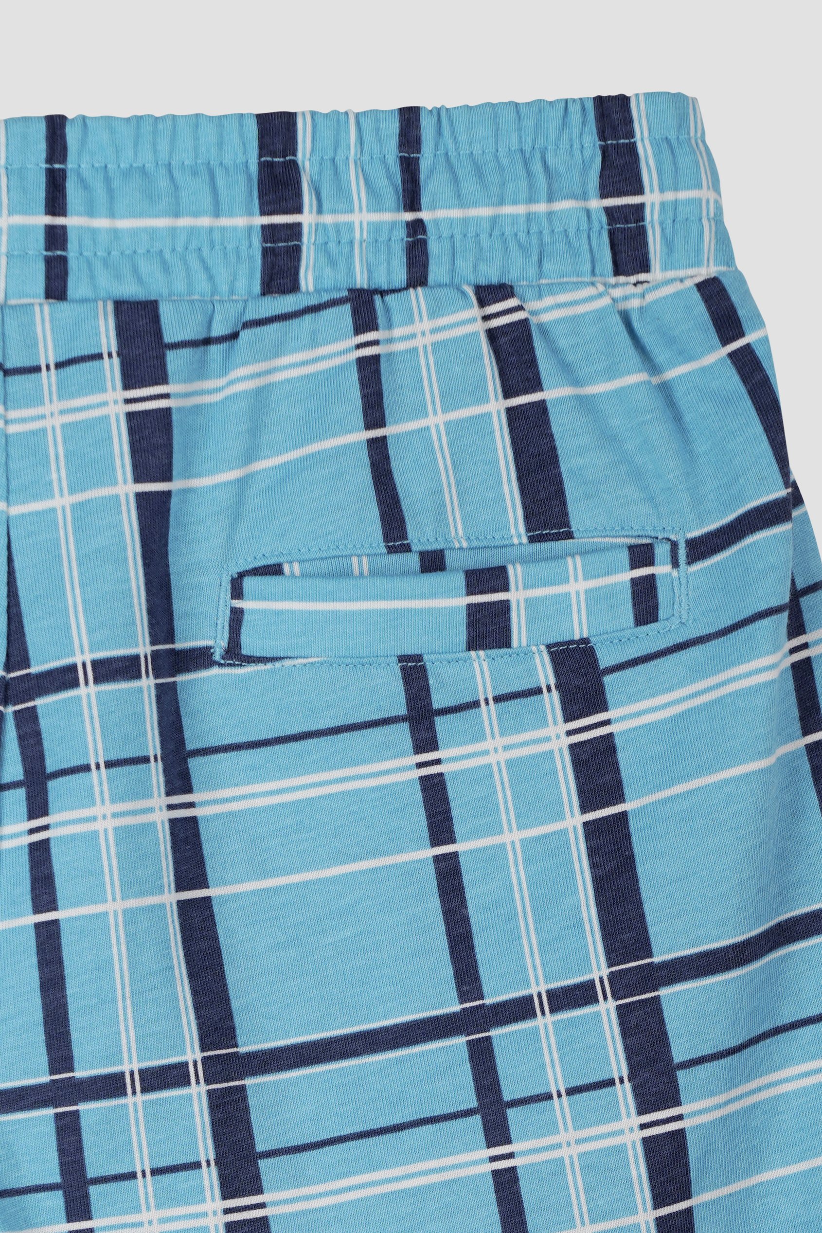 Boys Checked Shorts & T-Shirt Set (6yrs-11yrs)