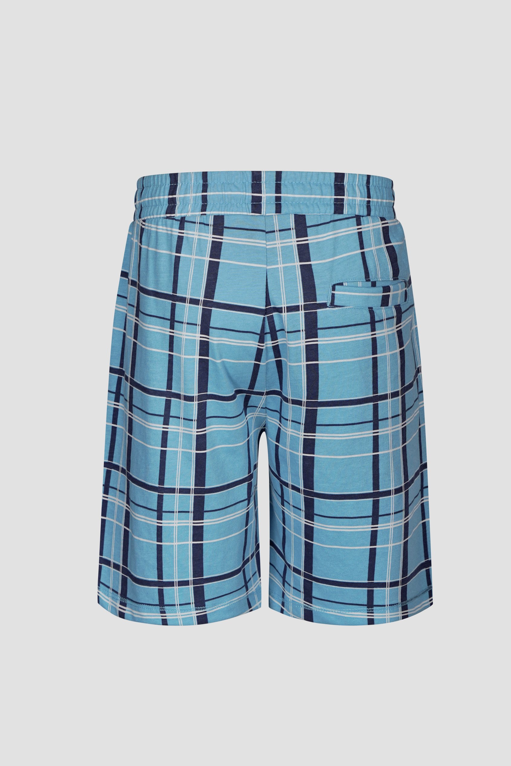 Boys Checked Shorts & T-Shirt Set (6yrs-11yrs)