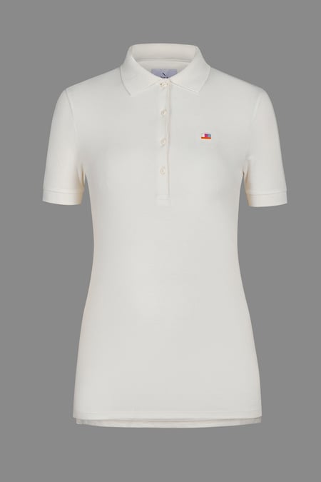 Light Blue Short Sleeve Cotton Pique Polo Shirt