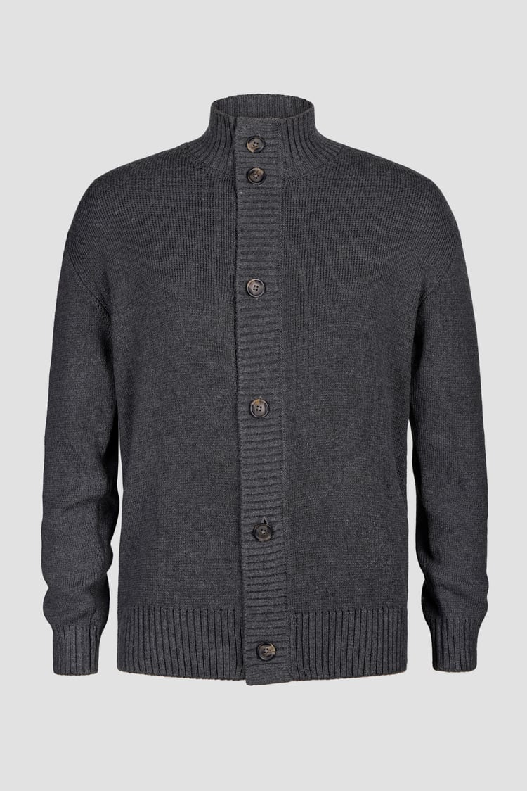 Mens Button Through Knitted Cardigan