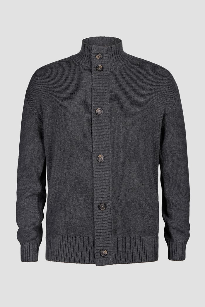 Mens Button Through Knitted Cardigan