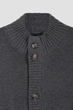 Mens Button Through Knitted Cardigan