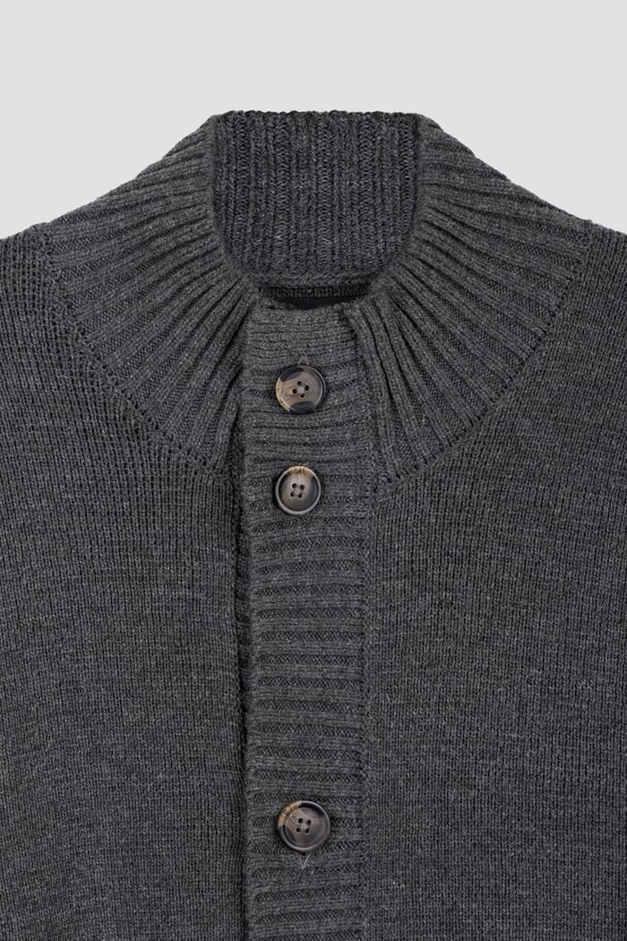 Mens Button Through Knitted Cardigan