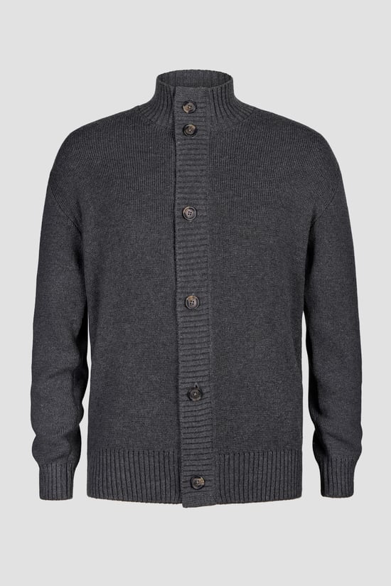 Mens Button Through Knitted Cardigan