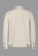 Men's Ecru White Denim Jacket