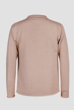 Men's Neutral Knitted Button Through Shirts