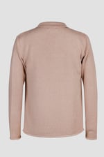 Men's Neutral Knitted Button Through Shirts