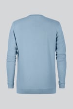 Mens Waffle Knit Crew Neck Jumper