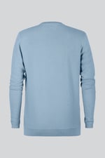 Mens Waffle Knit Crew Neck Jumper