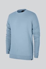 Mens Waffle Knit Crew Neck Jumper