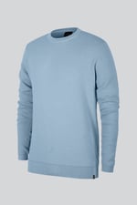 Mens Waffle Knit Crew Neck Jumper