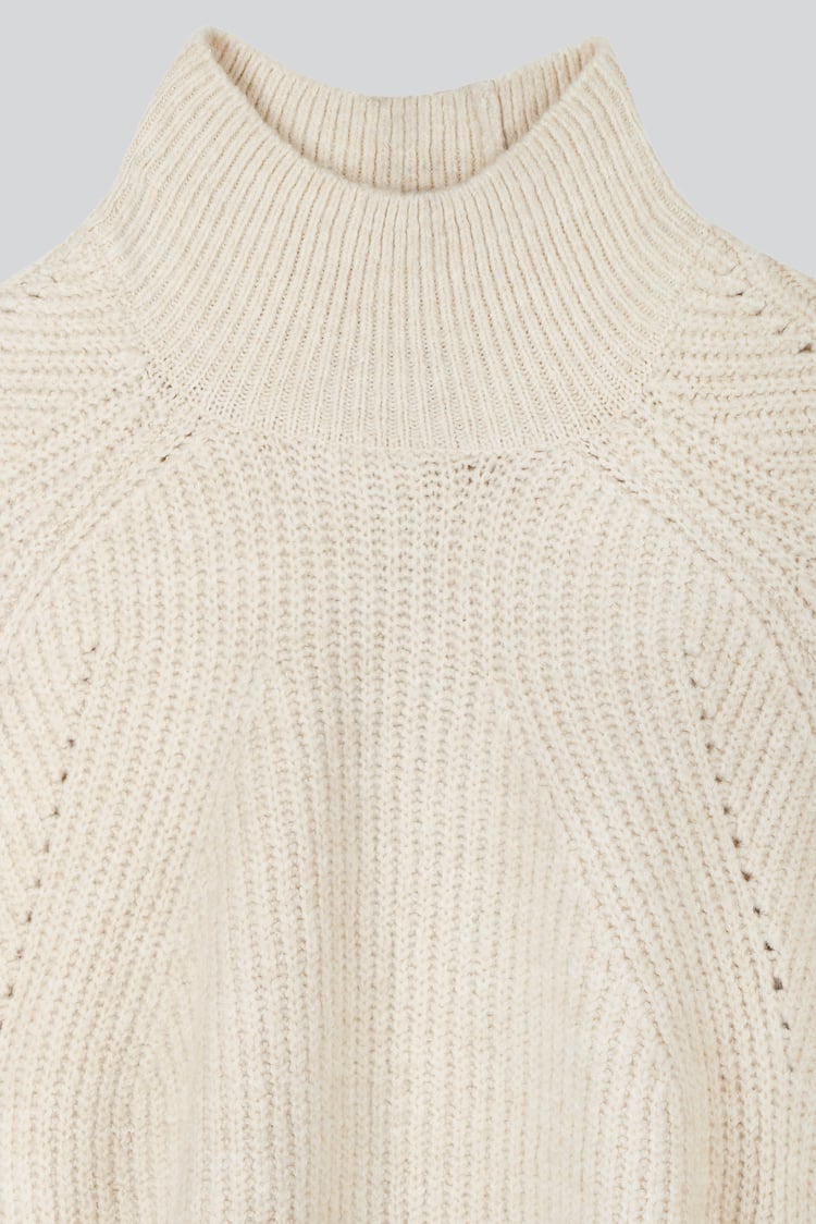 Womens Funnel Neck Jumper