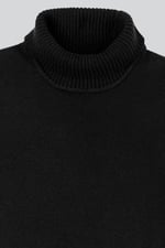 Sleeveless Roll Neck Knit Vest