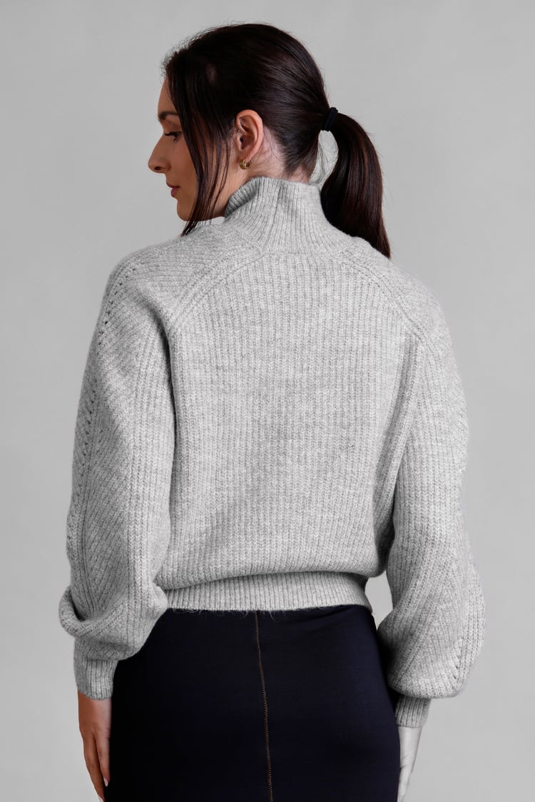 Womens Funnel Neck Jumper