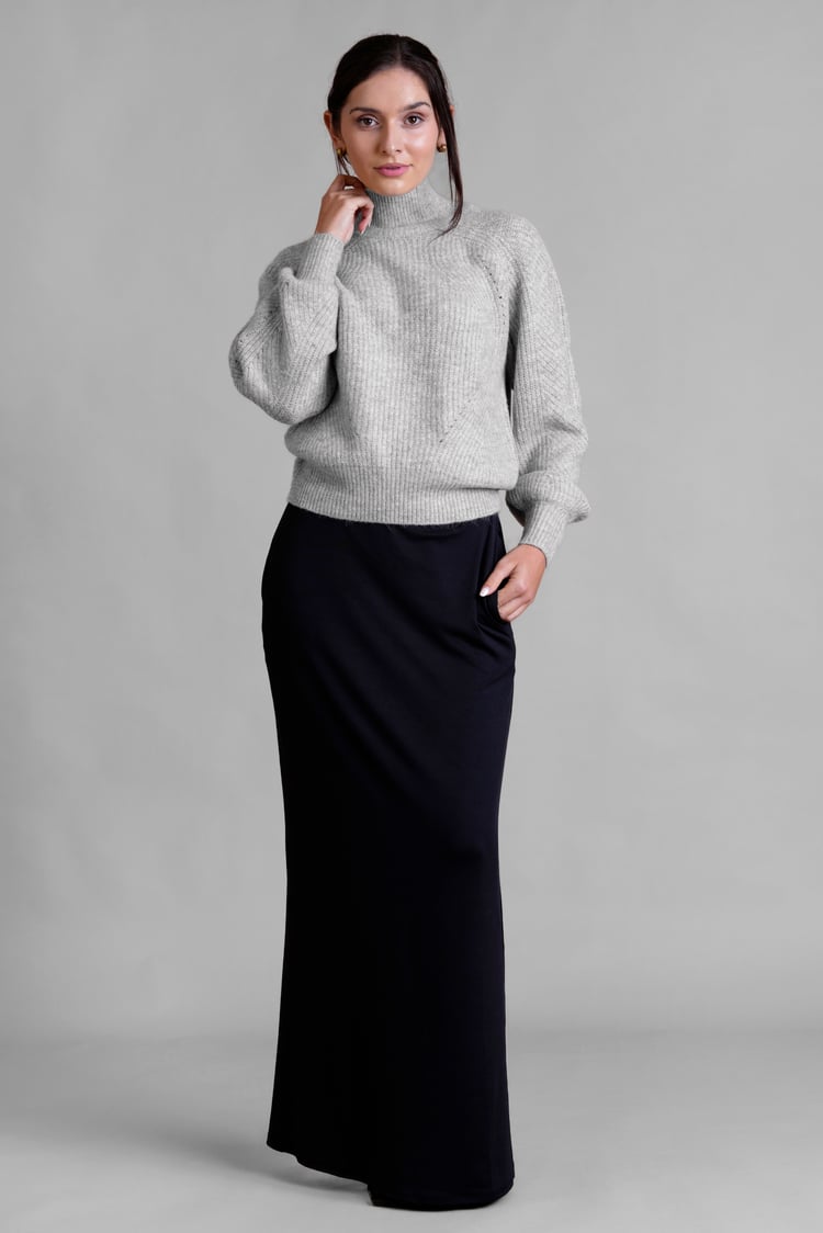 Womens Funnel Neck Jumper