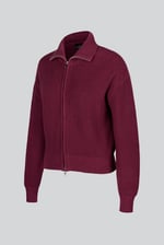 Funnel Neck Two Way Zip Up Jumper