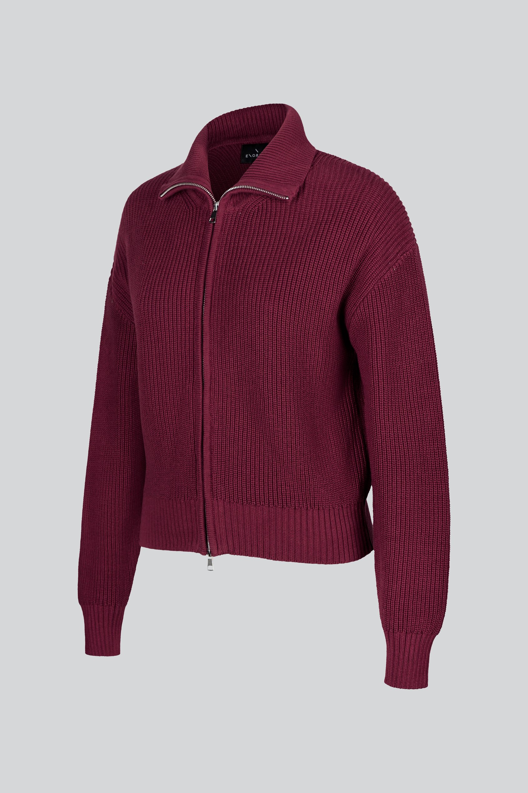 Funnel Neck Two Way Zip Up Jumper
