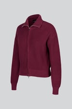 Funnel Neck Two Way Zip Up Jumper