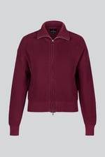 Funnel Neck Two Way Zip Up Jumper