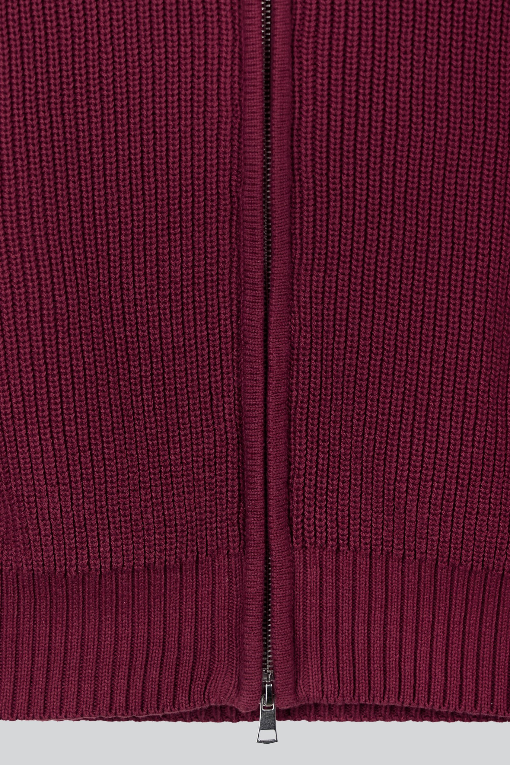 Funnel Neck Two Way Zip Up Jumper