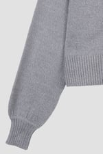 Women’s Crew Neck Knitted Cardigan