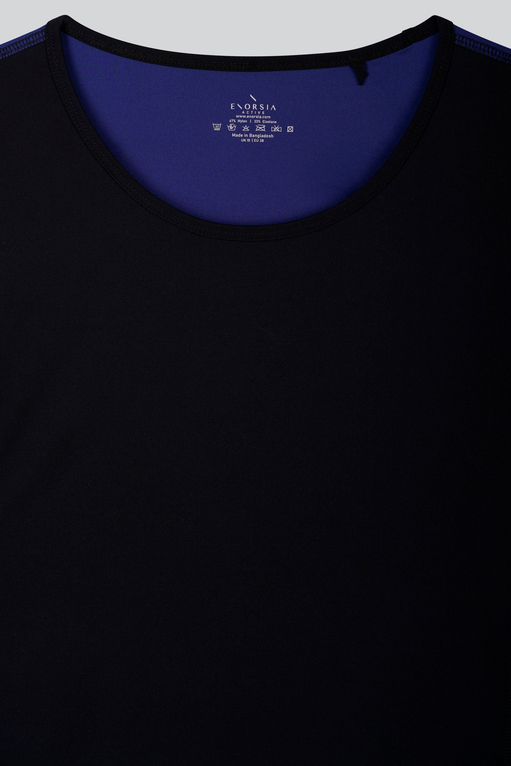 Womens Long Sleeve Colour Block Active Top