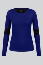 Womens Long Sleeve Colour Block Active Top