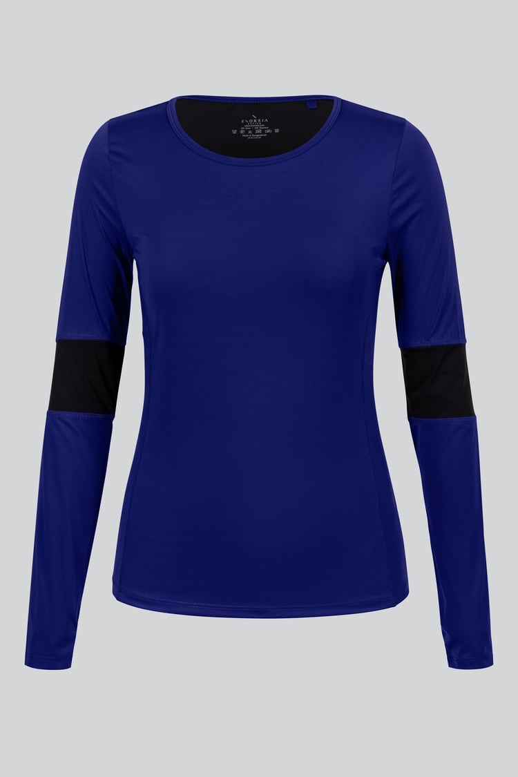 Womens Long Sleeve Colour Block Active Top