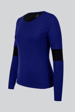 Womens Long Sleeve Colour Block Active Top