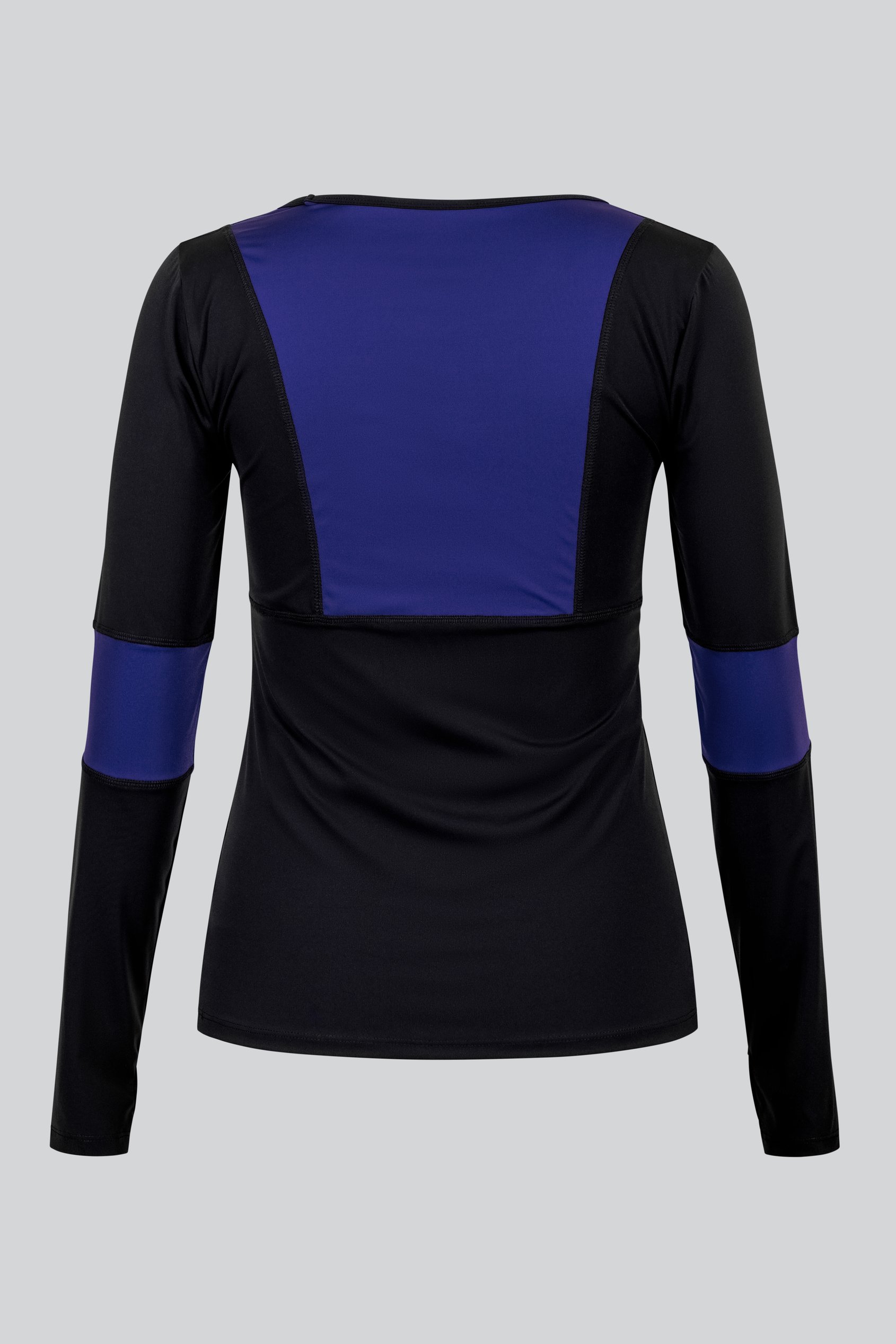 Womens Long Sleeve Colour Block Active Top