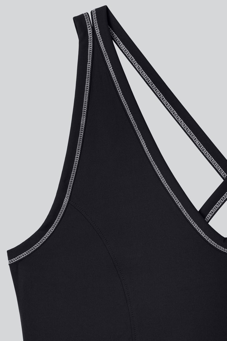 Women's Contrast Stitch  Vest Top