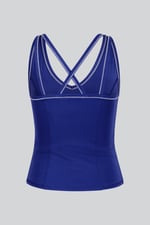 Women's Contrast Stitch  Vest Top