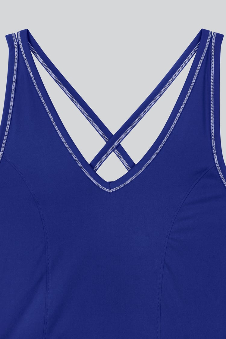 Women's Contrast Stitch  Vest Top