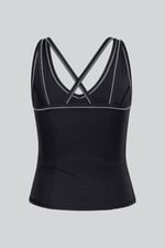 Women's Contrast Stitch  Vest Top