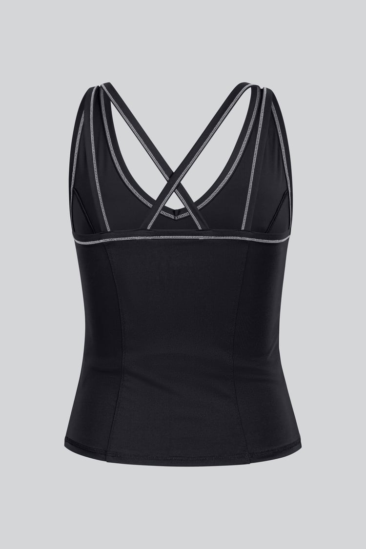 Women's Contrast Stitch  Vest Top