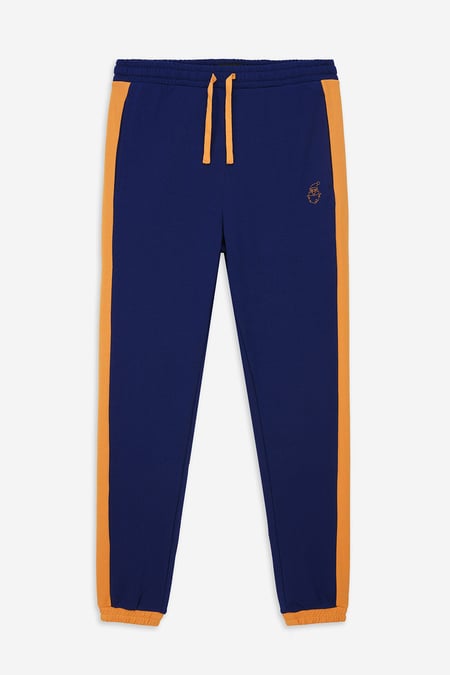 Mens Teal Christmas Relax Fit Joggers