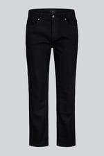 Mens Straight Leg Black Denim
