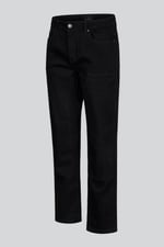 Mens Straight Leg Black Denim