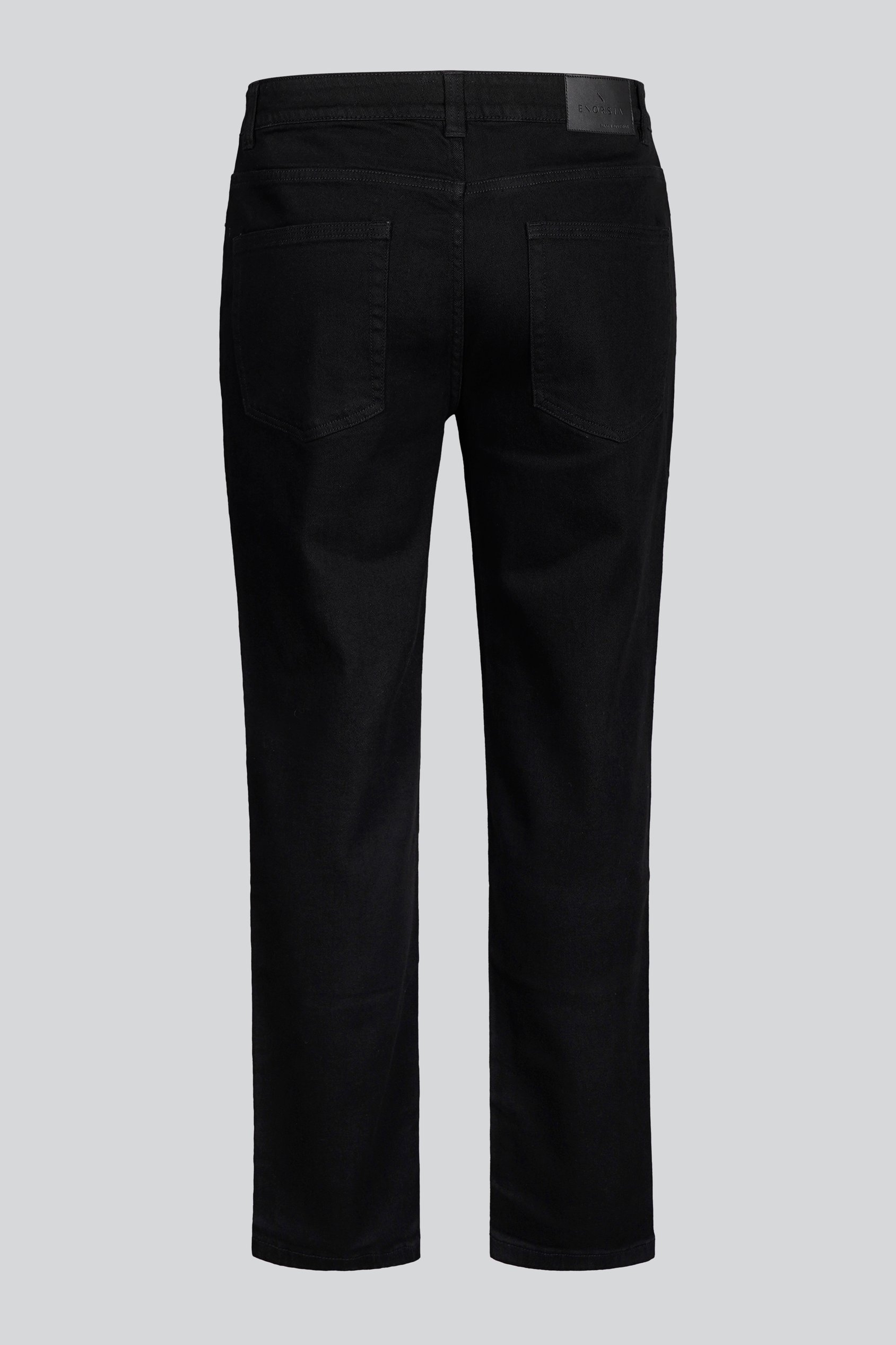 Mens Straight Leg Black Denim