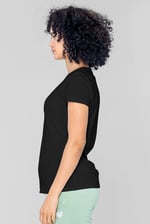 V-Neck Short Sleeve Slub T-Shirt