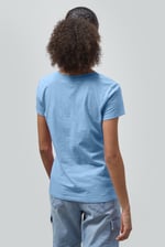 V-Neck Short Sleeve Slub T-Shirt