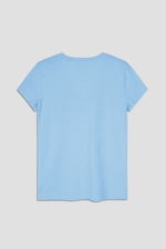 V-Neck Short Sleeve Slub T-Shirt