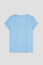 V-Neck Short Sleeve Slub T-Shirt