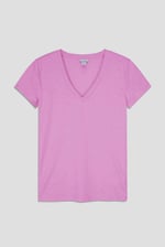 V-Neck Short Sleeve Slub T-Shirt