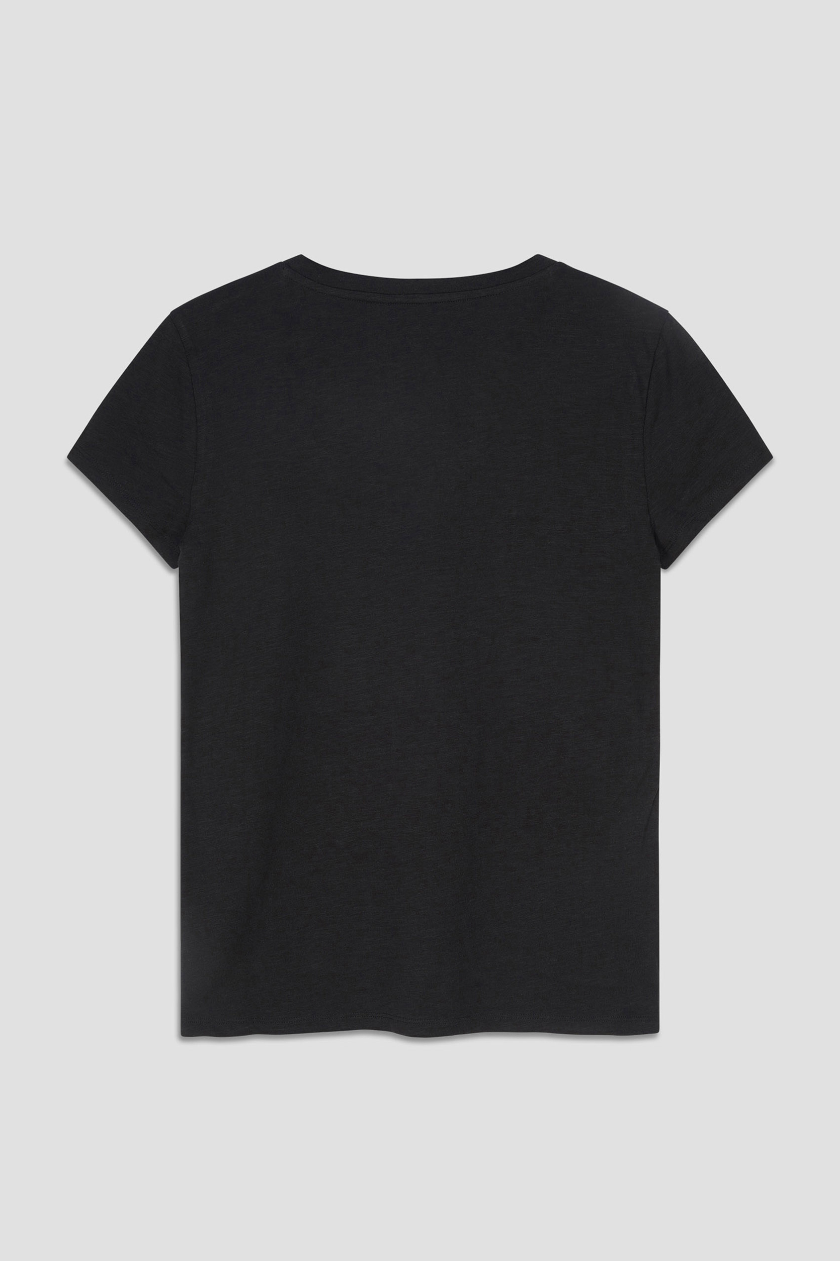 V-Neck Short Sleeve Slub T-Shirt