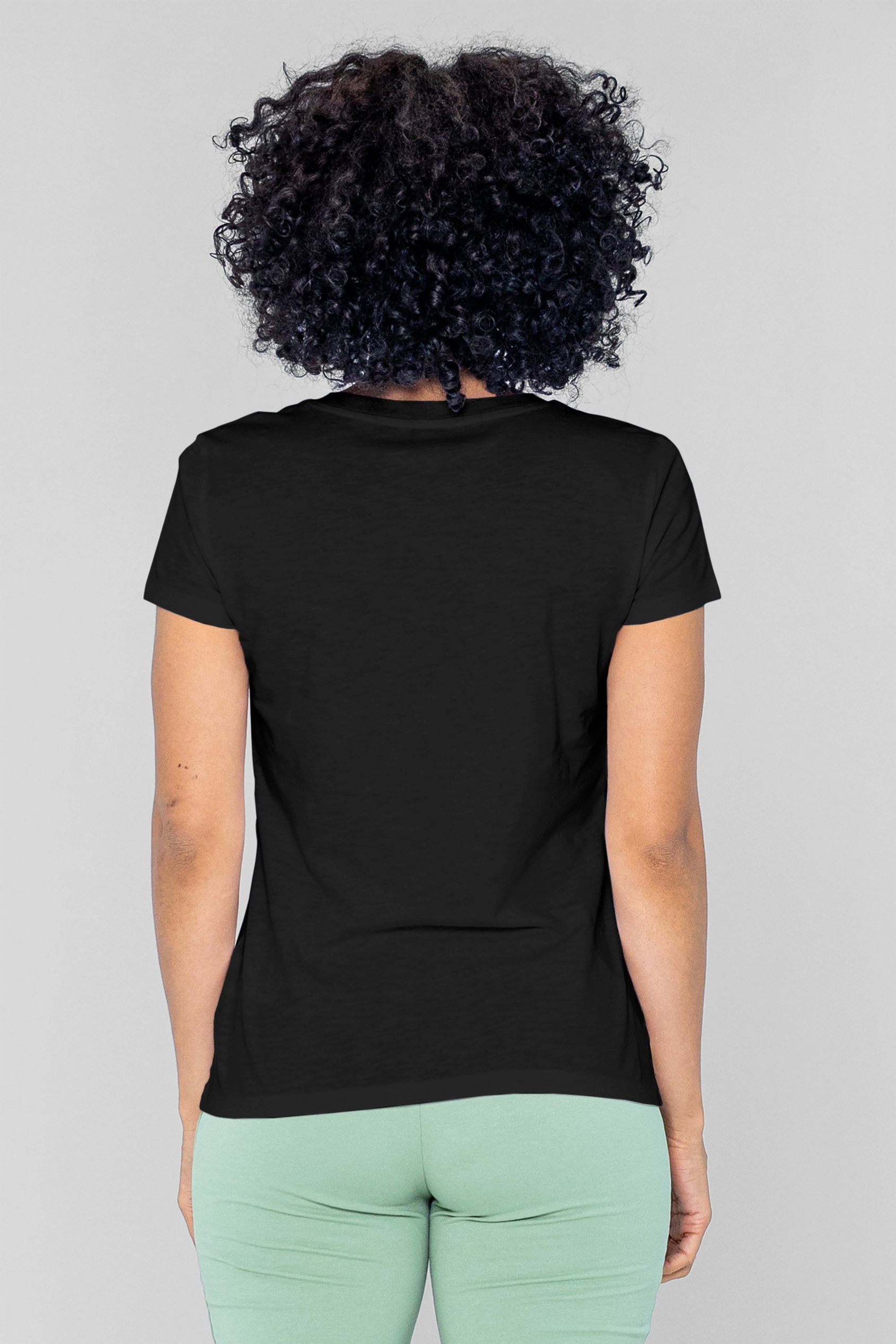 V-Neck Short Sleeve Slub T-Shirt